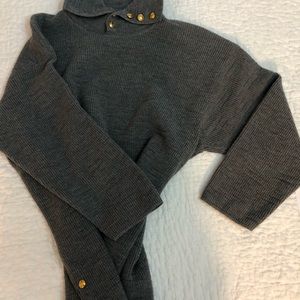 Escada sweater with gold button detail